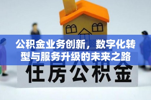 昭觉公积金业务创新，数字化转型与服务升级的未来之路