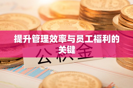 昭觉提升管理效率与员工福利的关键